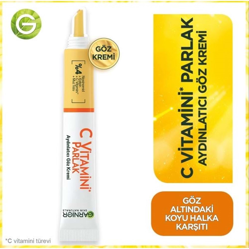 Garnier C Vitamini Parlak Aydınlatıcı Göz Kremi 15ml
