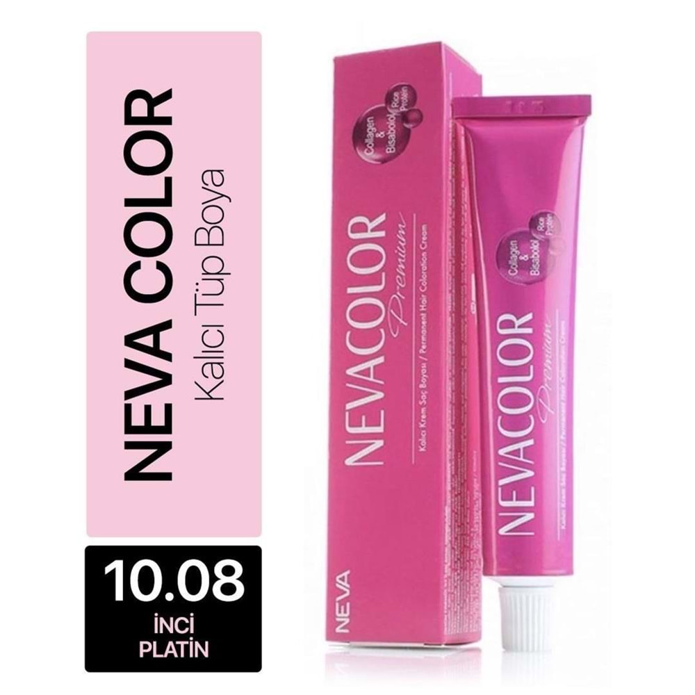 Neva Color Tüp Saç Boyası 10.08 Inci Platin 50 Ml
