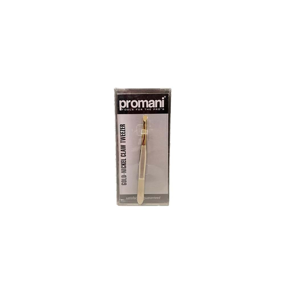 Promani Pr-918 Yarı Altın Nikel Düz Uçlu Cımbız PR-918