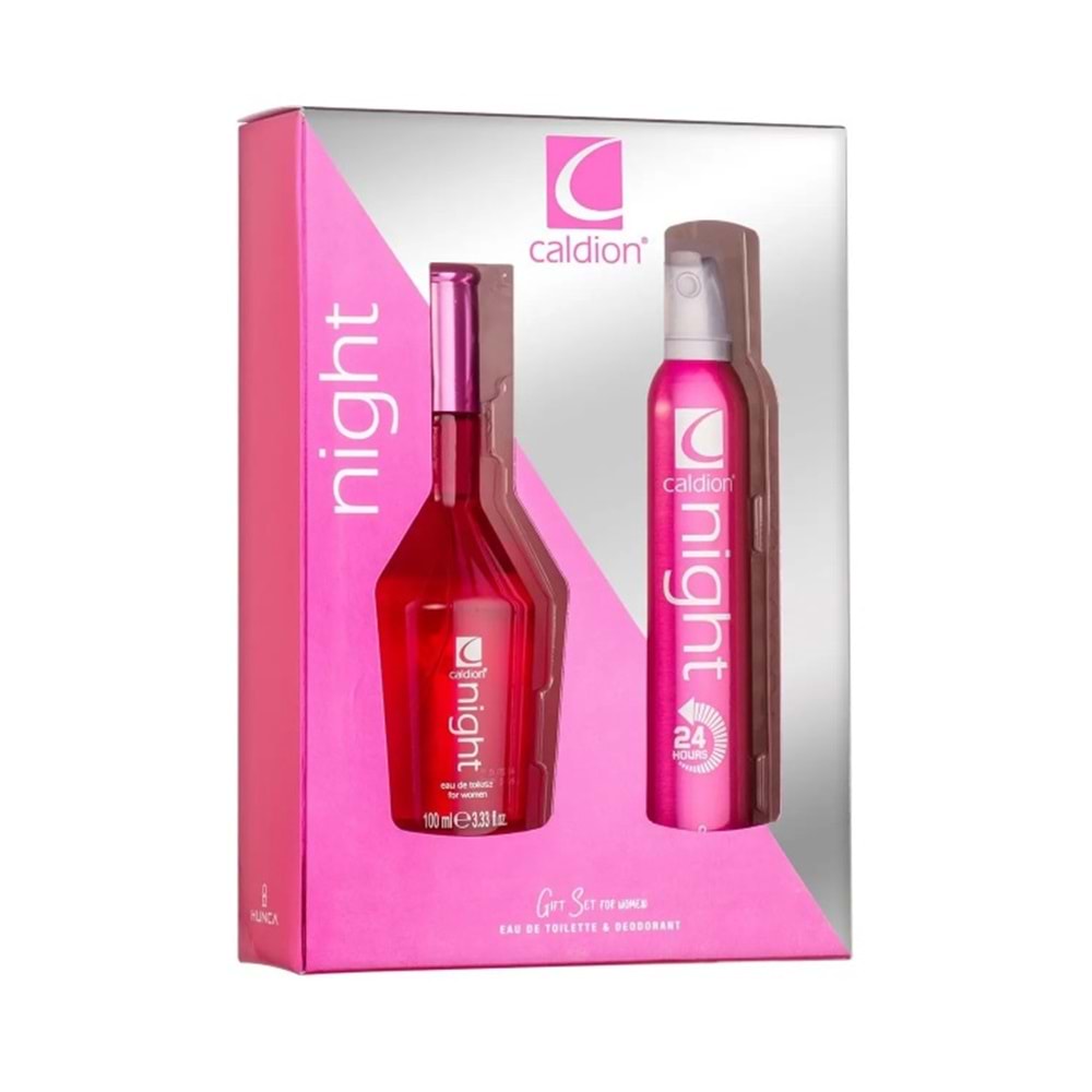 Caldion Caldıon Night Kadın Parfüm Seti 100 ml Edt 150 ml Deodorant
