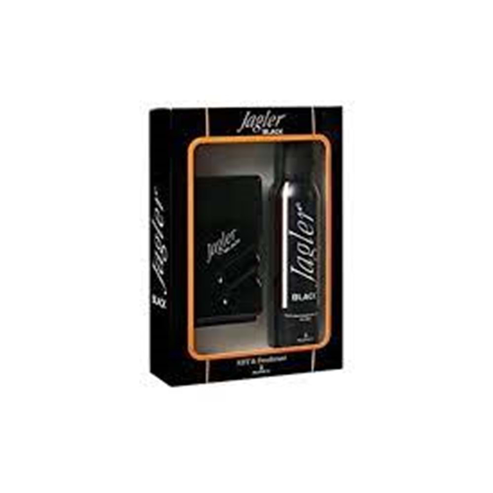 Jagler Black Erkek Parfüm Seti 90 ml Edt 150 ml Deodorant