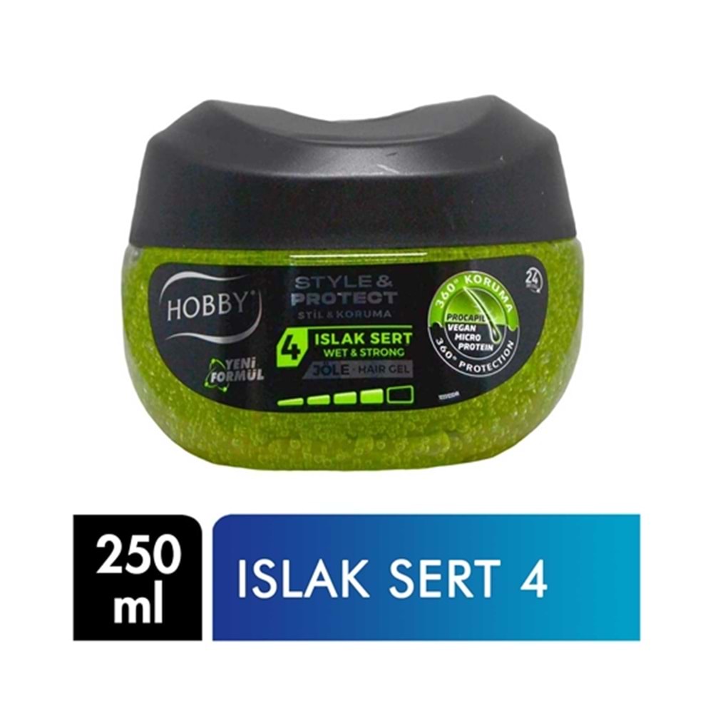 Hobby S&p Hair Gel 250ml Islak Sert (wet Strong) JÖLE Ho
