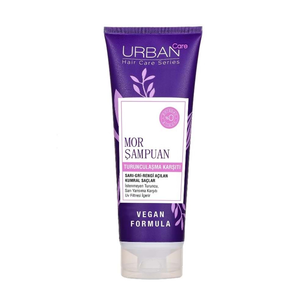 Urban Care Turunculaşma Karşıtı Mor Saç Bakım Şampuanı-250 ML-Vegan-UV Koruma
