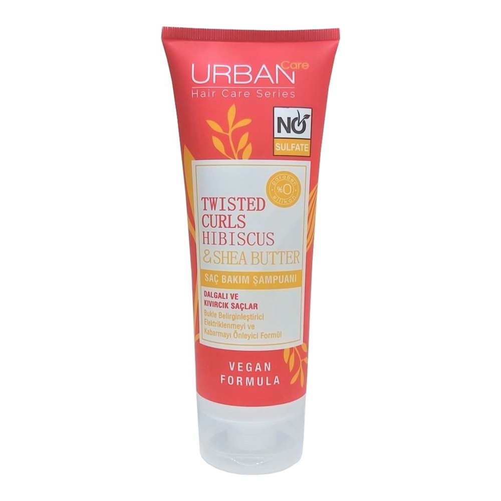 Urban Care Hibiscus&shea Butter Kıvırcık Ve Dalgalı Saçlara Özel Saç Bakım Şampuanı-sülfatsız-250ml