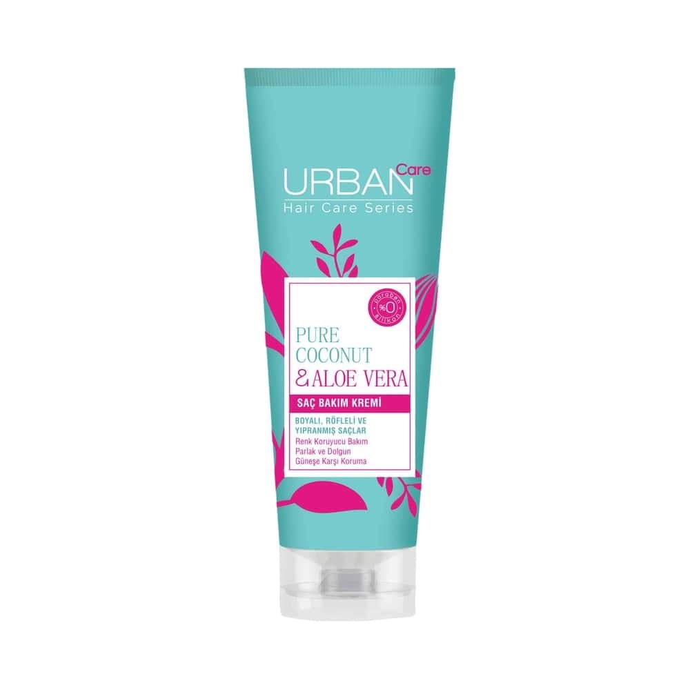 Urban Care Pure Coconut&aloe Vera Boyalı Saçlara Özel Renk Koruyucu Saç Bakım Kremi 250ml