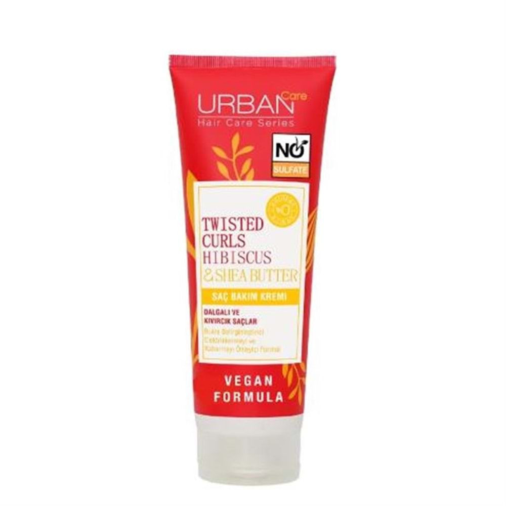 Urban Care Hibiscus&shea Butter Kıvırcık Ve Dalgalı Saçlara Özel Saç Kremi Sülfatsız 250ml