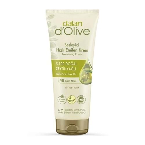 Dalan D'olive Besleyici Hızlı Emilen Krem 250 ml