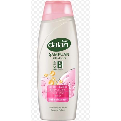 Dalan Şampuan Güçlü ve Parlak Bitkisel Keratin 450 ml