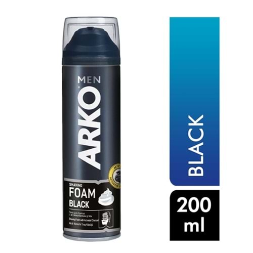 Arko Men Aktif Kömür Tıraş Köpüğü 200ml