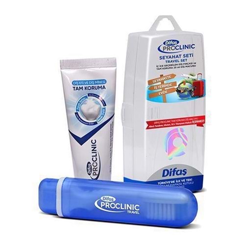 Pro Clinic Diş Fırçası Ve Tam Koruma Diş Macunu 25 Ml Kutulu Seyahat Diş Seti