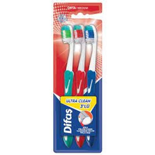 Ultra Clean 3'lü Diş Fırçası