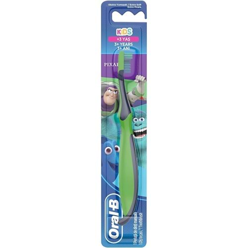 Oral-B Çocuk Diş Fırçası Pixar Ekstra Yumuşak (3+ Yaş)