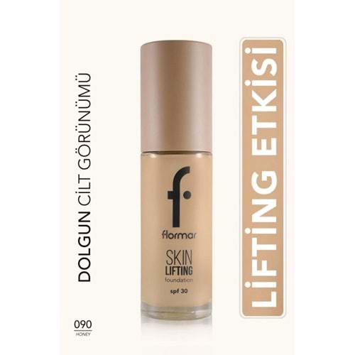 Flormar Spf30 Sıkılaştırıcı Fondöten - Skin Lifting Fdt. - 090 Honey