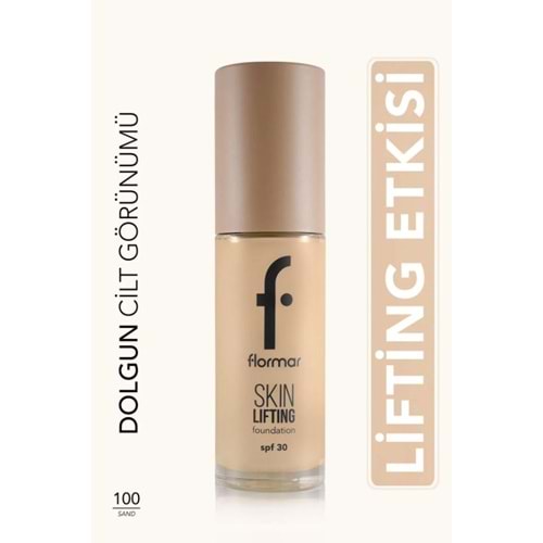 Flormar Spf30 Sıkılaştırıcı Fondöten - Skin Lifting Fdt. - 100 Sand