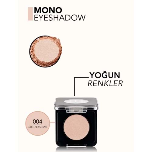 Flormar Mono Yüksek Pigmentli & Doğal Işıltılı Kompakt Göz Farı