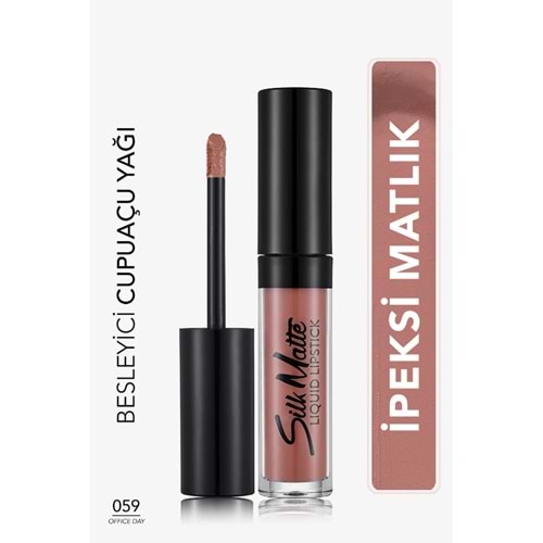 Flormar Silk Matte Yüksek Pigmentli & Mat Bitişli Nemlendirici Likit Ruj