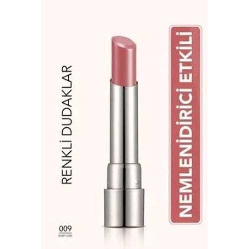 Flormar Nemlendirici Parlak Ruj- Sheer Up Lipstick - 009 Baby Girl