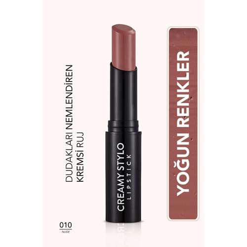Flormar Yarı Parlak Stick Ruj Creamy Stylo Lipstick 010