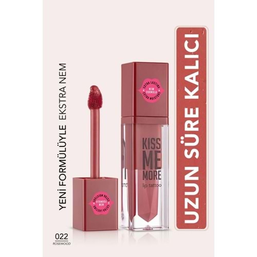 Flormar Uzun Süre Kalıcı Mat Ruj - Kiss Me More-022 Rosewood