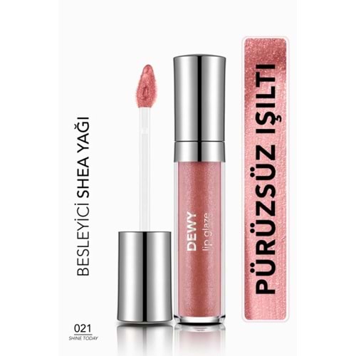 Flormar Besleyici Dudak Parlatıcısı - Dewy Lip Glaze - 021 Shine Today