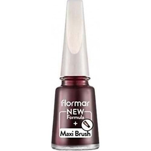 Flormar Oje Maxi Brush Pearly Velvet Bordeau New 068