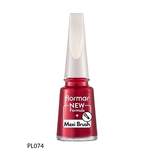 Flormar Oje Maxi Brush Pearly Red Attraction New