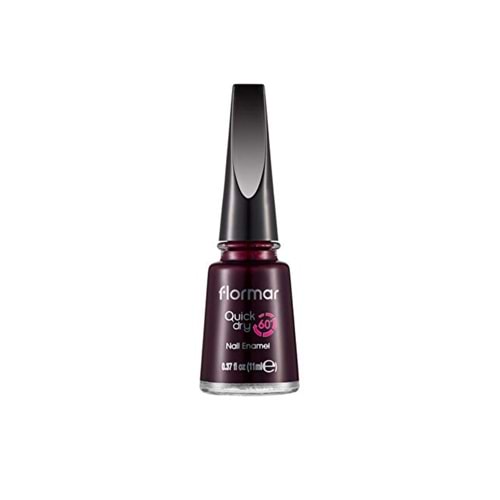 Flormar Oje - Quick Dry Nail Enamel Qd21 Blackstar Red