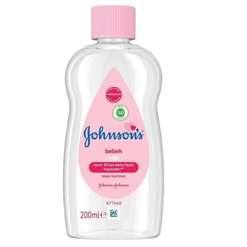 Johnsons Baby Bebek Yağı 200 Ml