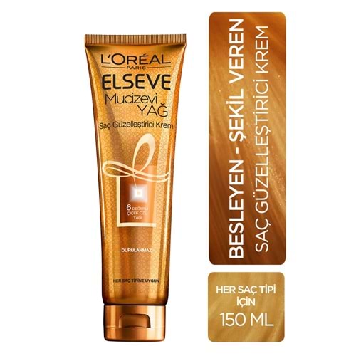 ELSEVE Mucizevi Yağ Saç Güzelleştirici Krem 150 ml