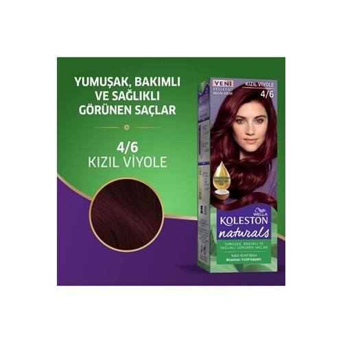 Koleston Naturals Saç Boyası 4/6 Kızıl Viyole