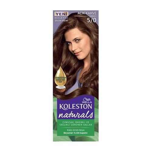 Koleston Naturals Saç Boyası 5/0 Açık Kahve