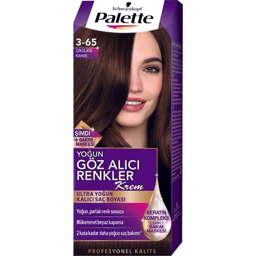 Palette Göz Alıcı Renkler Çikolata Kahve 3-65 Saç Boyası