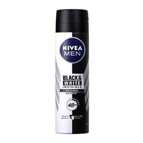 Nivea Invisible Black&White Erkek Deodorant 150 ml