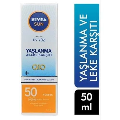 Nivea Yaşlanma Karşıtı Yüz Kremi Spf50 50 Ml