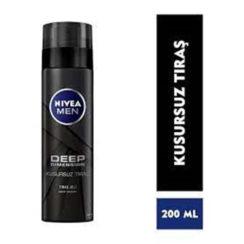Nivea Men Deep Dimension Tıraş Jeli 200 Ml