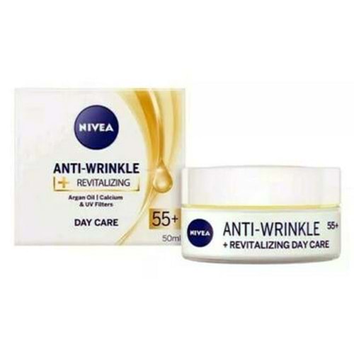 Nivea Kırışıklık Karşıtı +Canlandırıcı Yüz Bakım Kremi Yaş 55 + 50ml