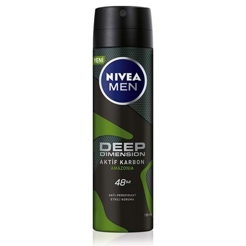 Nivea Nıvea Deep Dimension Amazonia Deodorant Erkek 150 ml