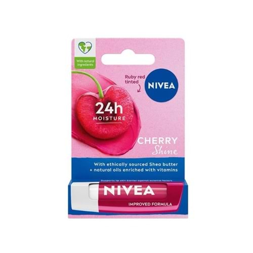 Nivea Dudak Bakım Kremi Ve Parlatıcısı Kiraz 4,8 gr