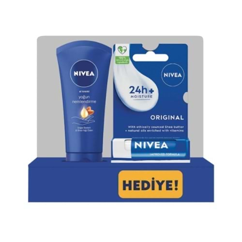 Nivea Baby Nivea Visage Kofre El Kremi 75 ml Yoğun Nemlendirme +Dudak Koruyucu Orıgınal