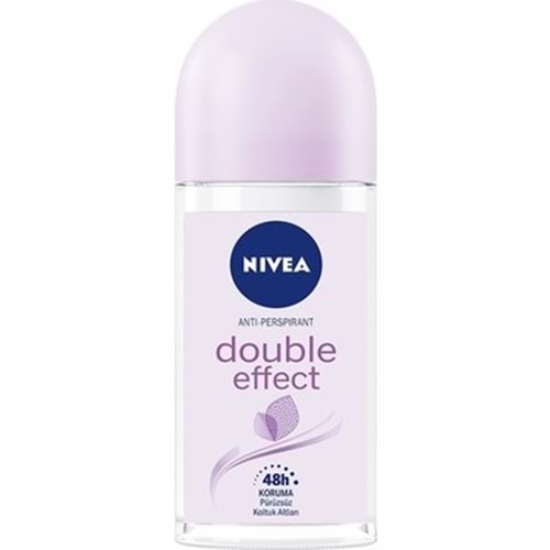 Nivea Double Effect Mor Düşler Roll-On Deodorant 50 Ml Kadın