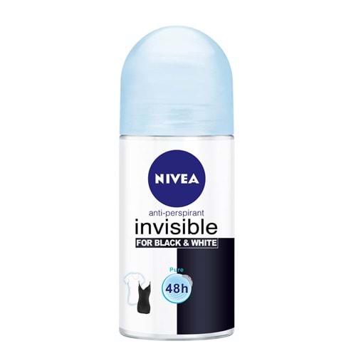 Nivea Nıvea Roll-on Invisible Black&white Pure 50 ml Kadın