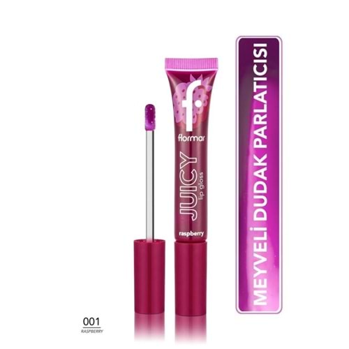 Flormar Juicy Lip Gloss - 001 Raspberry