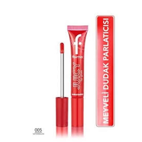 Flormar Juicy Lip Gloss - 005 Watermelon