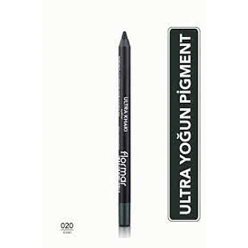 Flormar Haki Eyeliner - Ultra Eyeliner 020 Haki