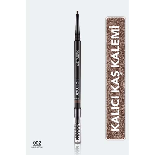 Flormar Kaş Kalemi & Fırçası Ultra Thin Brow Pencil 002