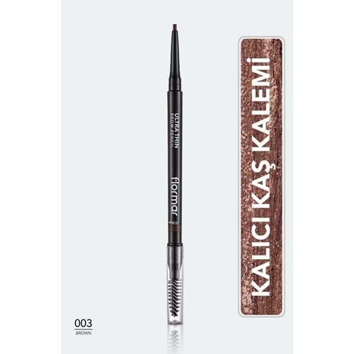 Flormar Kaş Kalemi & Fırçası -Ultra Thin Brow Pencil 003
