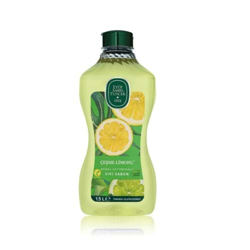 Eyüp Sabri Tuncer Çeşme Limonu Doğal Zeytinyağlı Sıvı Sabun 1.5 Lt