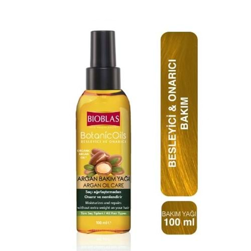 Bioblas Argan Bakım Yağı 100 ml - Onarıcı Bakım Yağı