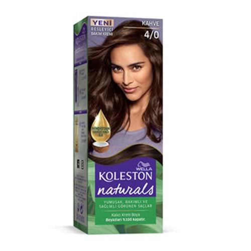 Koleston Naturals Saç Boyası 4/0 Kahve