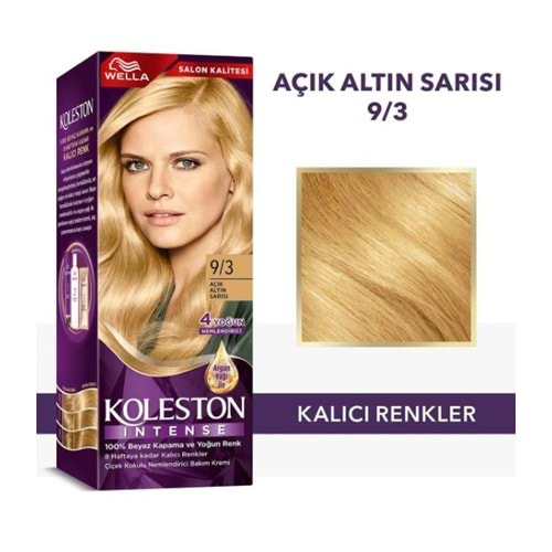 Koleston Intense 9/3 Açık Altın Sarısı